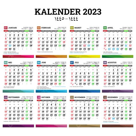 kalender islam 2023 indonesia lengkap